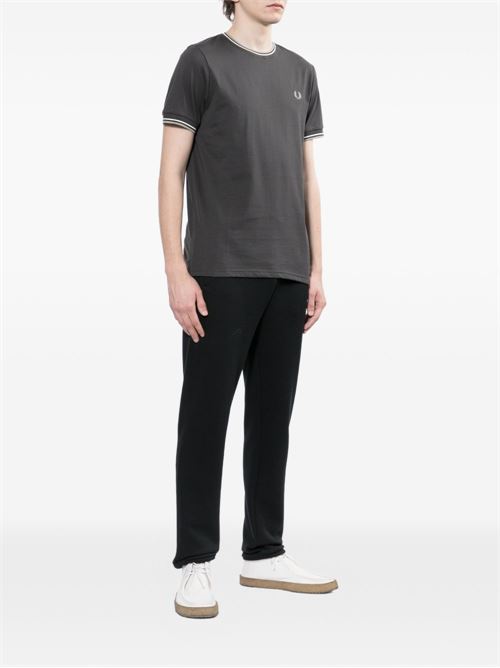 T-shirt uomo manica corta antracite FRED PERRY | M158887A